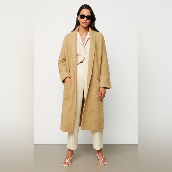 OAK + FORT Jackets & Blazers - OAK + FORT Women's Cozy Tan Teddy Jacket